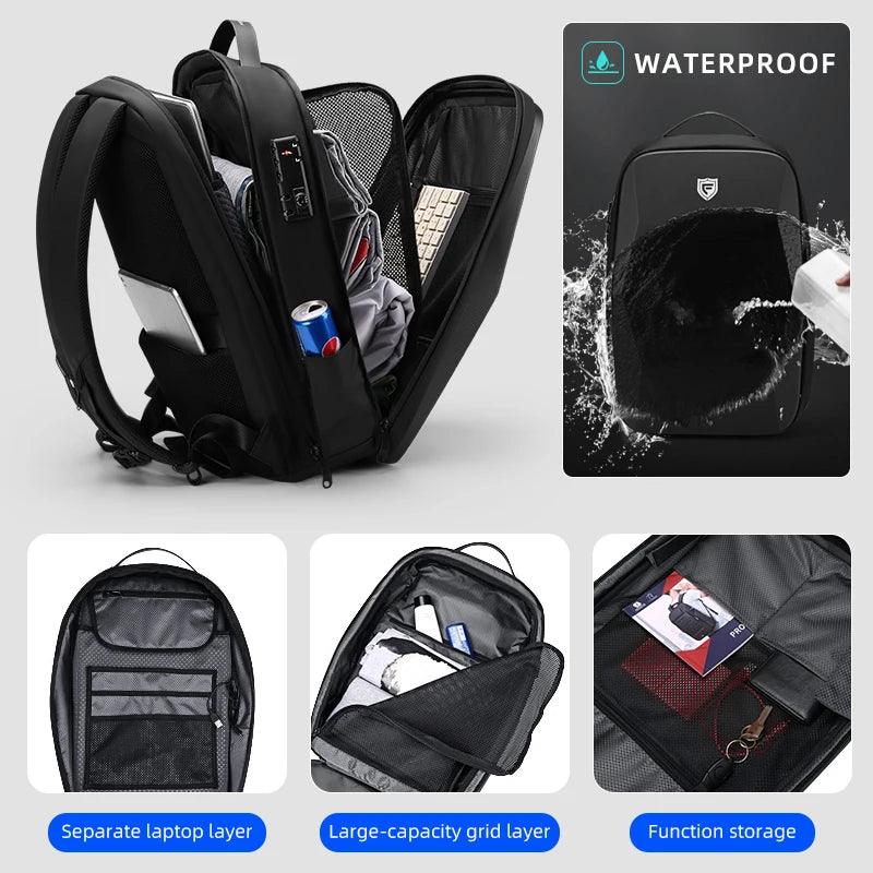 Multifunction Men's Backpack 17.3 Inch Laptop Backpacks