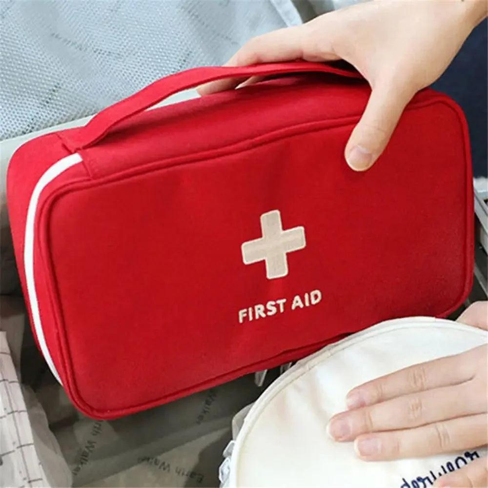 Empty Portable First Aid Kit for Outdoor Travel Home