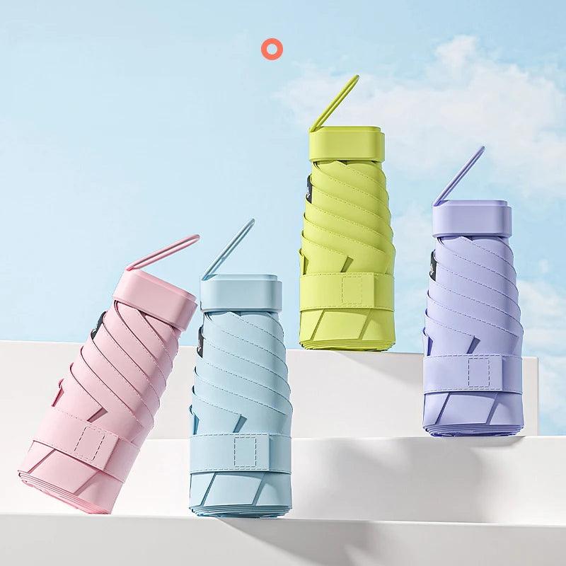 Mini Umbrella Manual Capsule Uv Protection