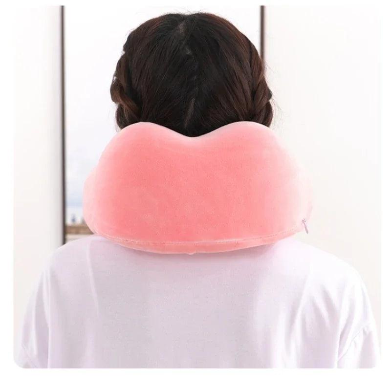 U Shaped Memory Foam Neck Pillows Soft Travel Pillow