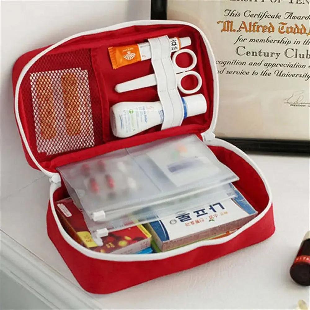 Empty Portable First Aid Kit for Outdoor Travel Home