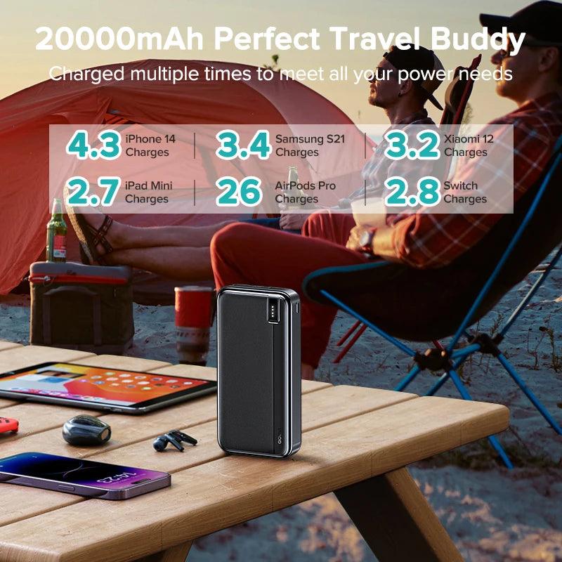 20000mAh Power Bank External Large Battery mi Samsung