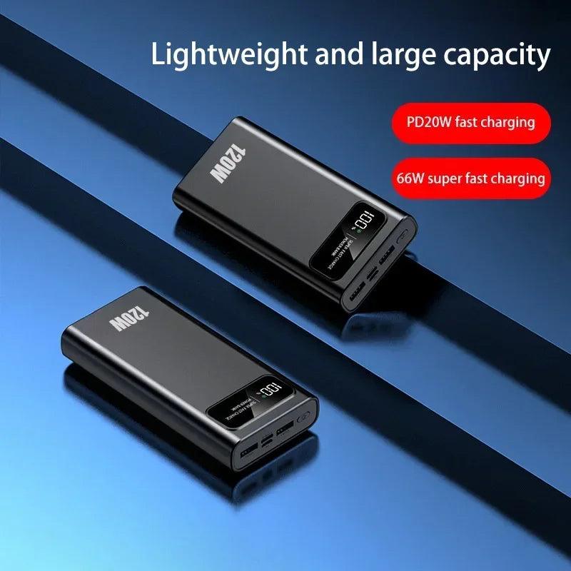 200000mAh 120W Power Bank Super Fast Charging Ultra-High Capacity