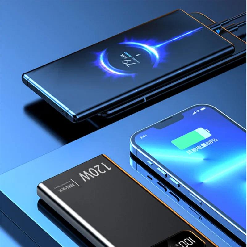 200000mAh 120W Power Bank Super Fast Charging