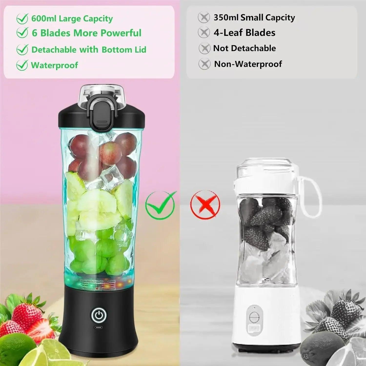 Portable Mini USB Rechargeable Electric Juicer Cup