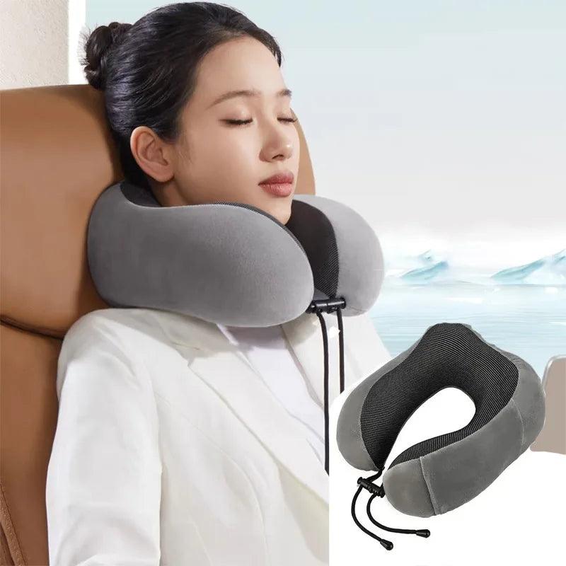 U Travel Memory Cotton Pillows Neck Support Cushion