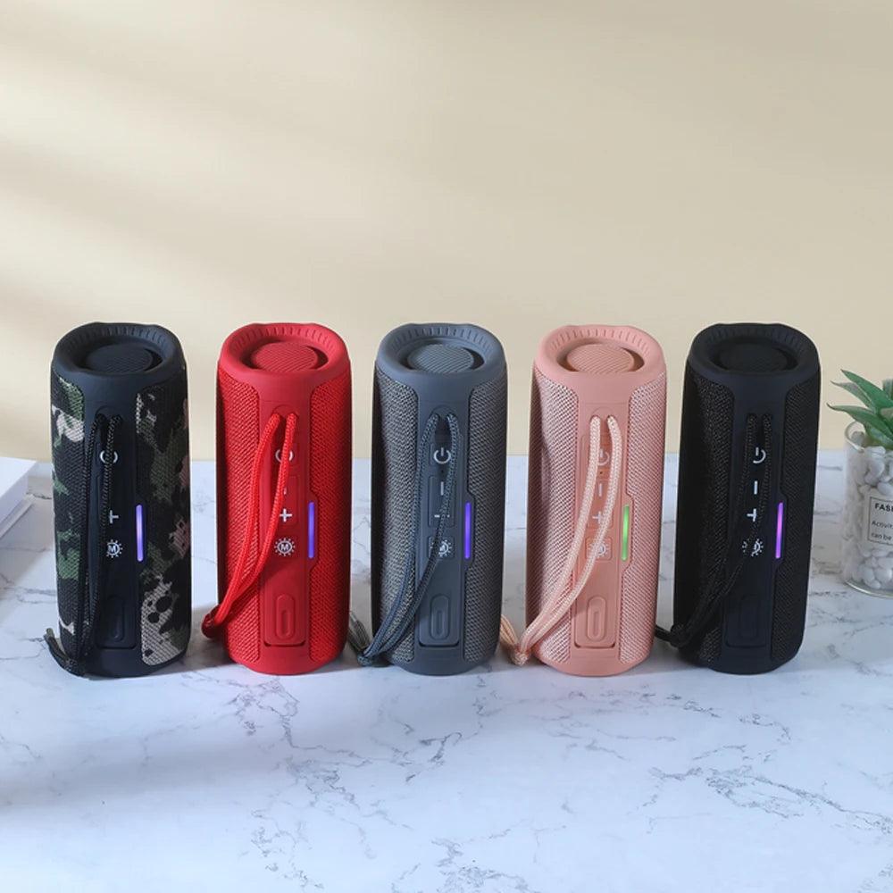 Portable Bluetooth Speaker Dual Bass LED Wireles