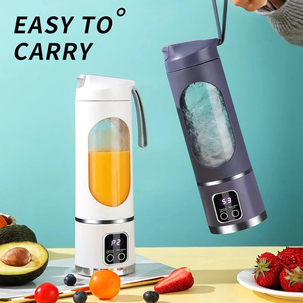 450ml Portable Juice Blenders Electric Mini Smoothie Blender