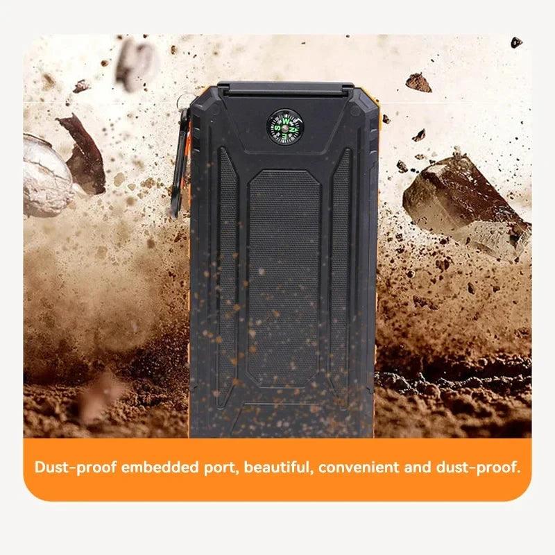 Lenovo 200000mAh Solar Power Bank Outdoor Camping