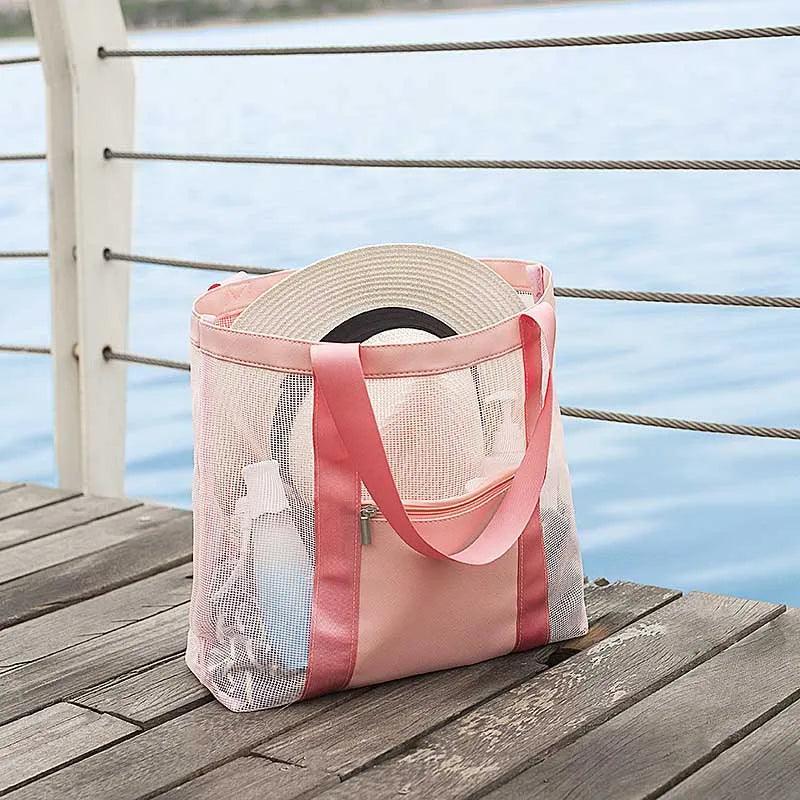 Mesh Bag Travel Cosmetic Beach Bag