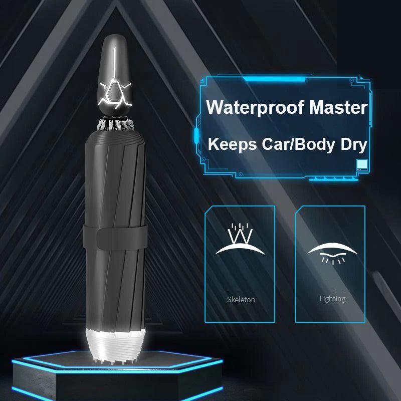 Auto Open Reverse Folding Umbrella Windproof