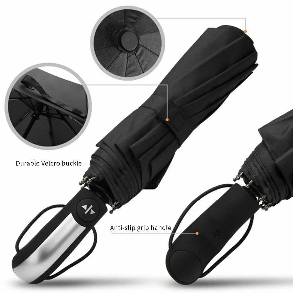 Windproof Wind Resistant 10 Ribs Strong Umbrella