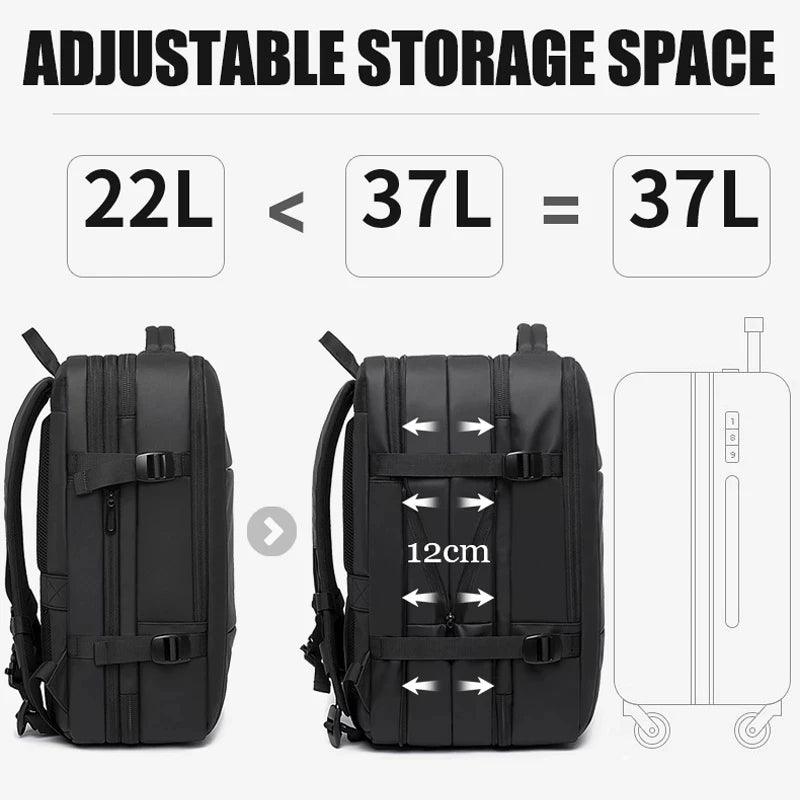 Travel Backpack Men Business Backpack School Expandable