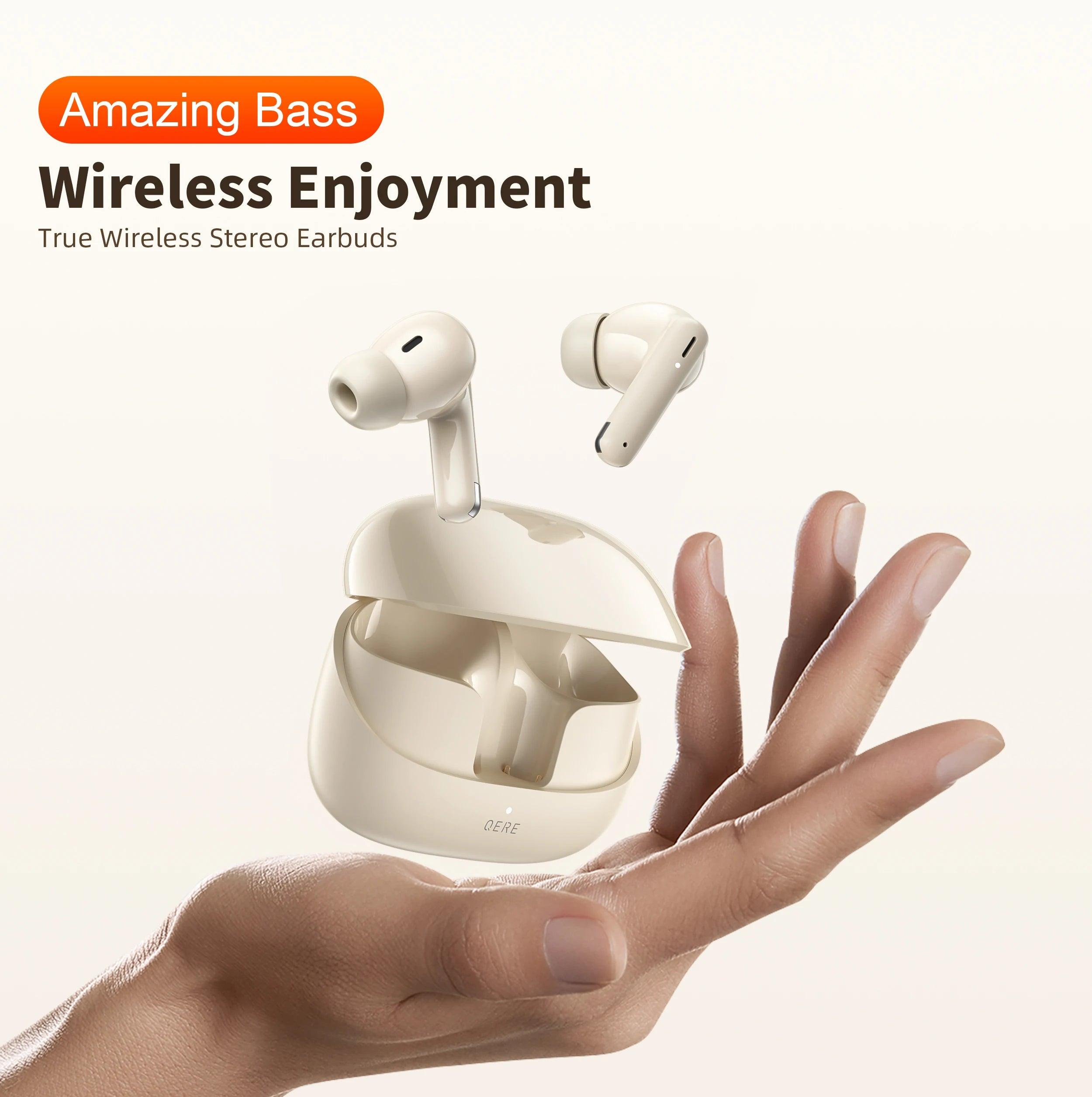 Wireless Headphones Microphone,HIFI Earphones