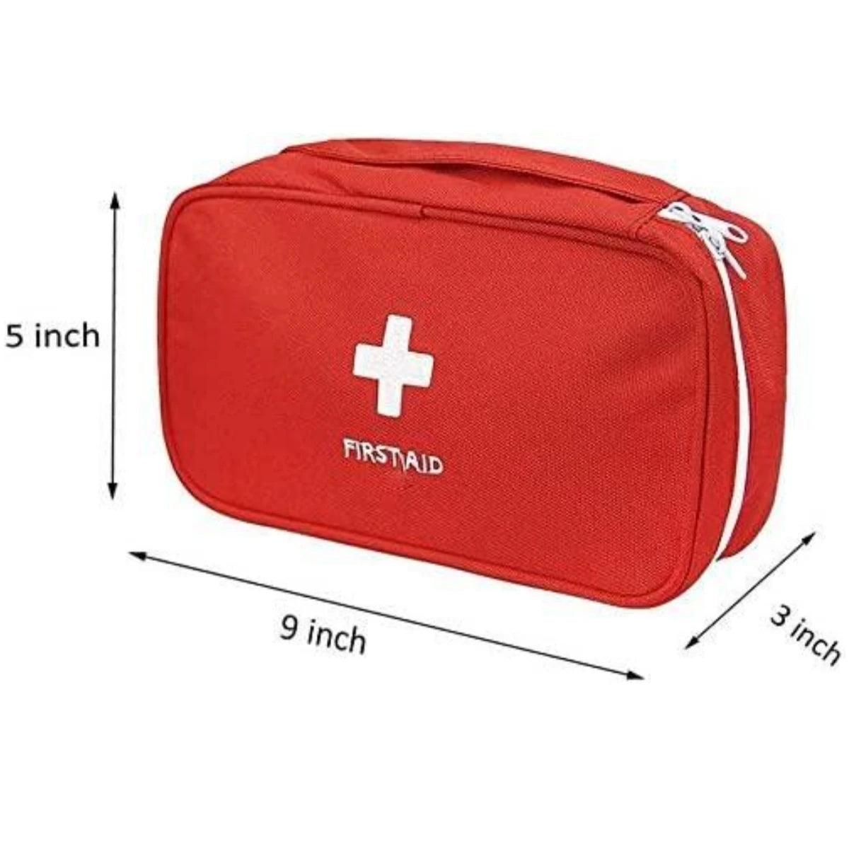 Empty Portable First Aid Kit for Outdoor Travel Home