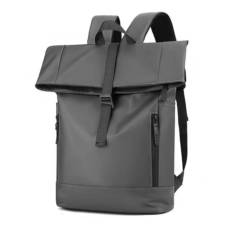 Men's Backpack Nylon Waterproof Rollup School Bags